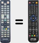 Replacement remote control for BN59-01015A
