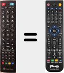 Replacement remote control for BAU002