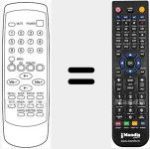 Replacement remote control for RC344S