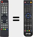 Replacement remote control for BT3549HD