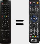Replacement remote control for BO0032HDR