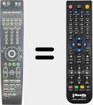 Replacement remote control for AVR265EU (CARTAVR265-HK)