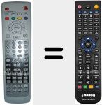 Replacement remote control for REMCON126