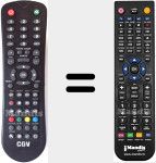 Replacement remote control for LEE22HDW10