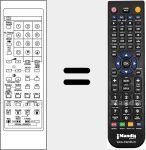 Replacement remote control for CLE 871 (2970112)