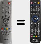 Replacement remote control for CT-841 (V20100980)