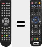Replacement remote control for CTV4829