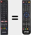 Replacement remote control for U58G5500