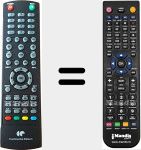 Replacement remote control for CELED500119B7