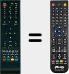 Replacement remote control for ALCD161041