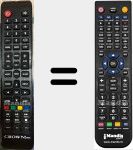 Replacement remote control for ALED3210/19