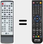 Replacement remote control for REMCON623