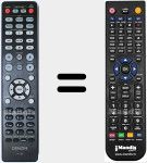 Replacement remote control for RC-1186 (30701015500AD)