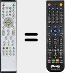 Replacement remote control for 504C2601101