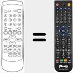 Replacement remote control for RC353D