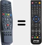 Replacement remote control for DM500HDS2