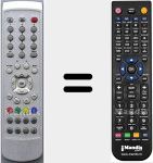 Replacement remote control for Y10187R