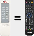 Replacement remote control for ECODE001