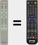 Replacement remote control for RC-728
