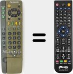Replacement remote control for EUR511220