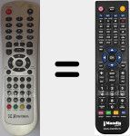 Replacement remote control for EM22CBB
