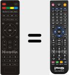 Replacement remote control for Exolys001