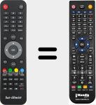 Replacement remote control for F300
