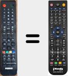 Replacement remote control for Fuego1