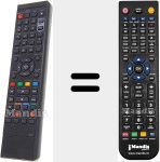 Replacement remote control for NB847
