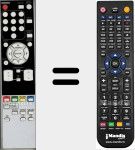 Replacement remote control for NF004RD