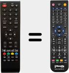 Replacement remote control for GCBL20AC35