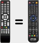 Replacement remote control for SV156A5HD