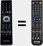 Replacement remote control for TP6187R