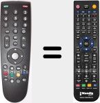 Replacement remote control for GTG187F (720117145500)