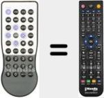 Replacement remote control for REMCON787