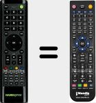 Replacement remote control for RC01J091706840