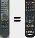 Replacement remote control for EN21647