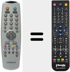 Replacement remote control for VS20118017