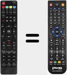 Replacement remote control for HYUN002