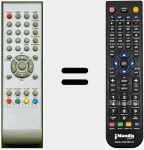 Replacement remote control for KTF20B2