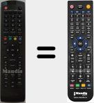 Replacement remote control for LUX9026 (IDI26SHHPB02)
