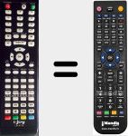 Replacement remote control for LUX9119