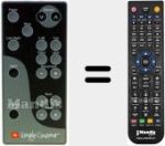Replacement remote control for ESC340