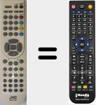 Replacement remote control for RM-C 2507 (23063198)