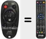 Replacement remote control for RM-V760U (LY37345001A)