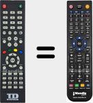 Replacement remote control for K40DLT5F