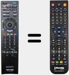 Replacement remote control for REMCON954