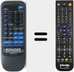 Replacement remote control for RC-P0711