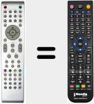 Replacement remote control for KT 6957