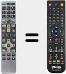Replacement remote control for RCU672